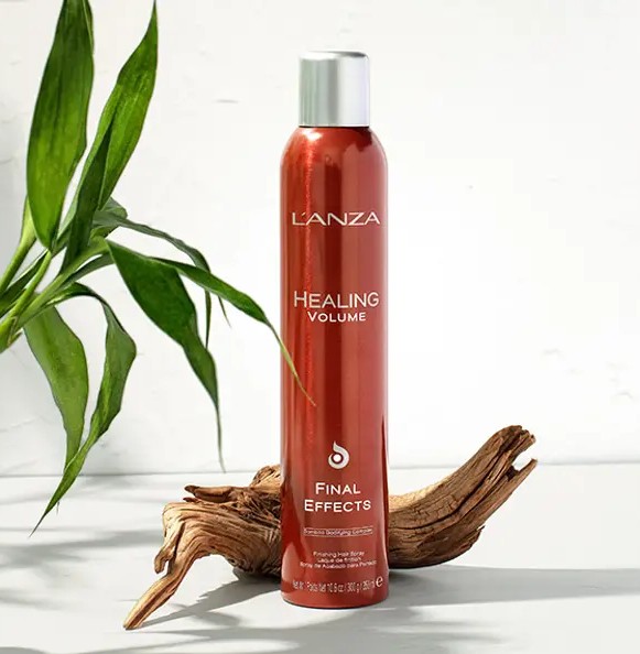 Лак сильної фіксації для обʼєму LʼANZA Healing Volume Final Effects, 350 ml - 2
